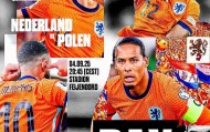 荷兰队发布世预赛海报：范迪克、赖因德斯、邓弗里斯、德佩出镜