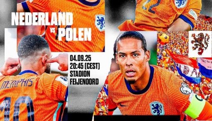 荷兰队发布世预赛海报：范迪克、赖因德斯、邓弗里斯、德佩出镜